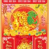 Bìa Lịch Bloc Dán Nổi 3D Phát Lộc