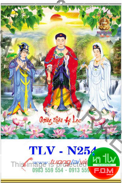 In lịch 5 tờ Lịch phật giáo