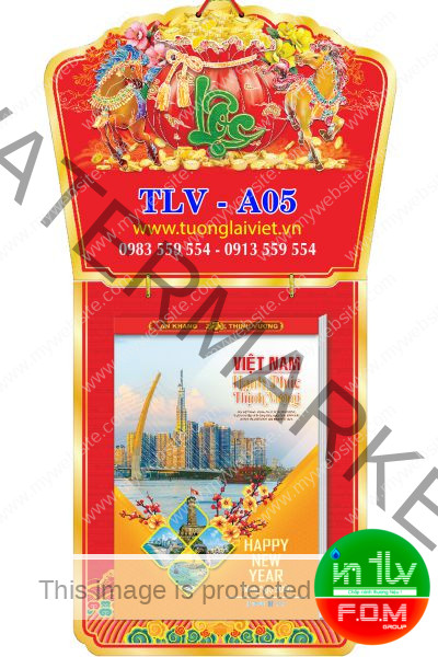 In Lịch bloc cực đại Bìa Chữ Nổi