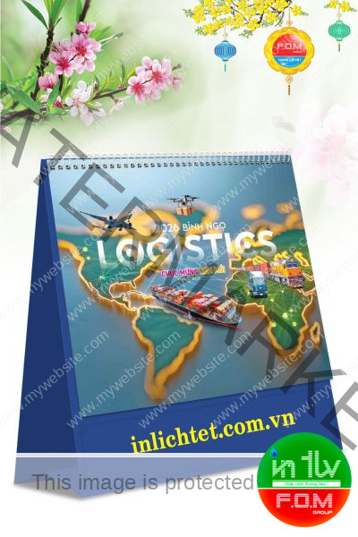 Lịch Bàn Đứng Logictics