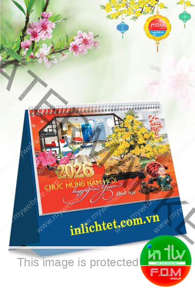 Lịch Bàn Đứng Nội Thất