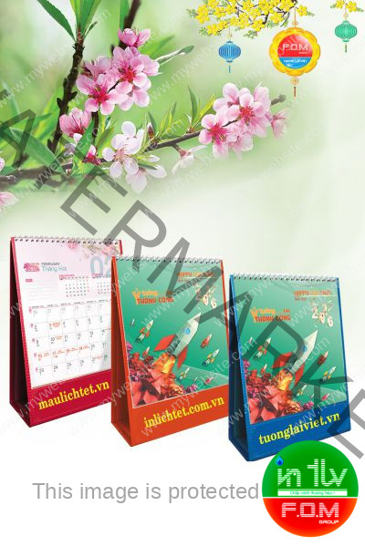 Lịch Bàn Đứng Ý Tưởng Tạo Thành Công