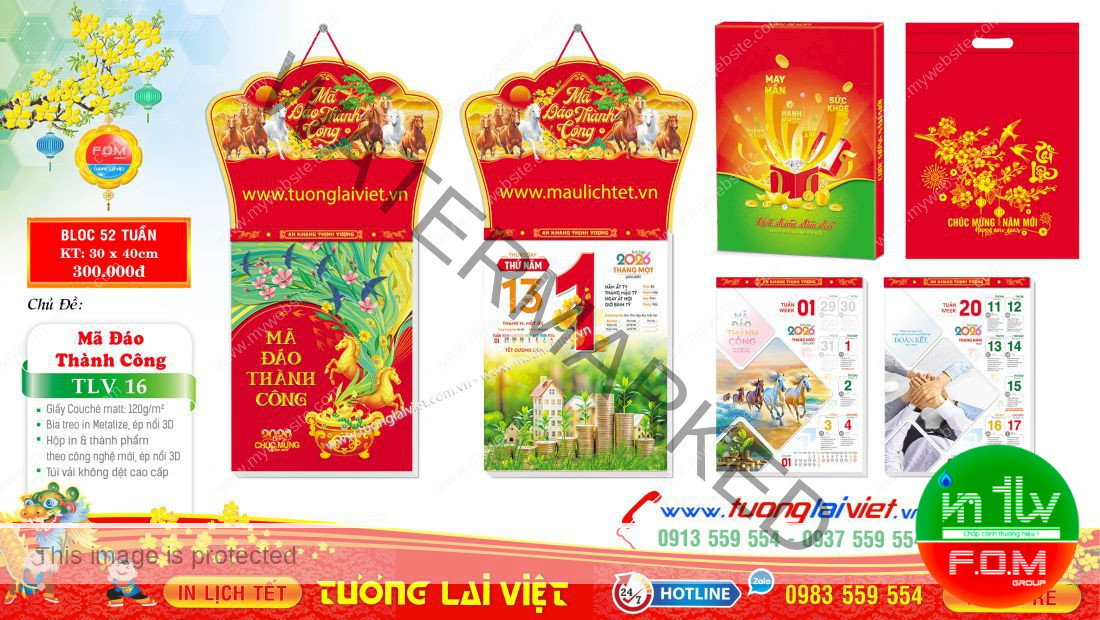 Lịch Bloc 52 Tuần Mã Đáo Thành Công