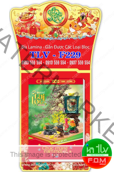 Lịch Bloc Bìa Laminate Lộc Thần Tài