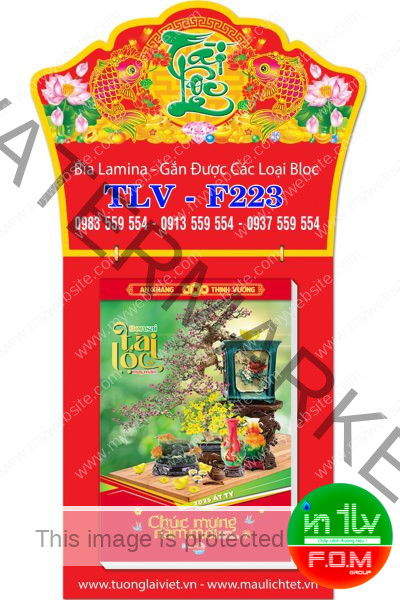 Lịch Bloc Bìa Laminate Tài Lộc