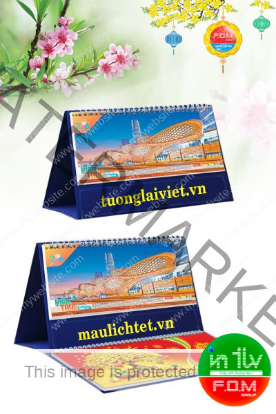 Lịch Để Bàn 13 Tờ Kiến Trúc Thế Giới