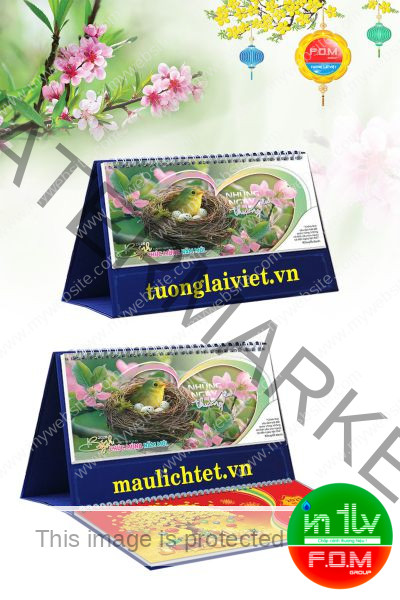 Lịch Để Bàn 13 Tờ Những Ngày Yêu Thương