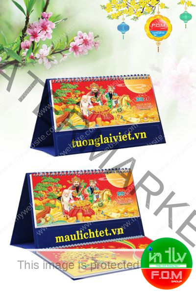 Lịch Để Bàn 13 Tờ Phúc Lộc Thọ