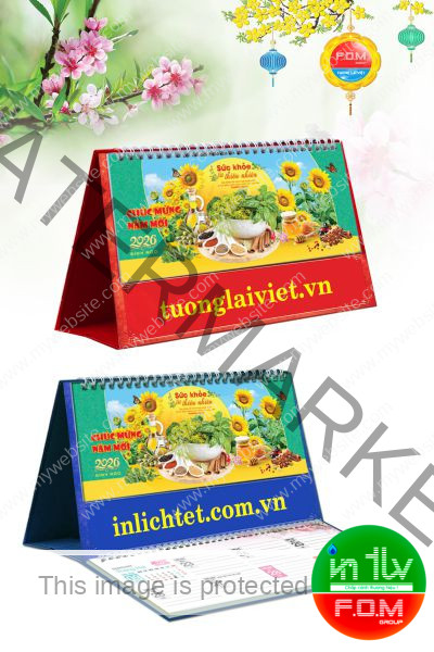 Lịch Để Bàn 15 Tờ Cây Thuốc Và Sức Khỏe