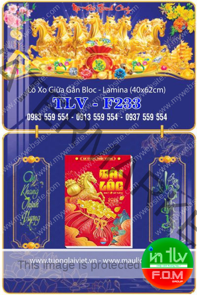 Lịch gập laminate Mã Đáo Thành Công