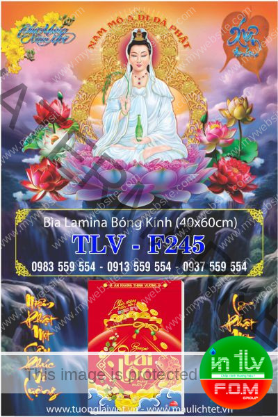 Lịch Gỗ Laminate Phật Quan Âm