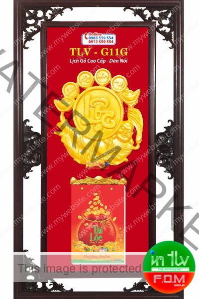 Lịch Gỗ Lộc Di Lặc - Ảnh 7