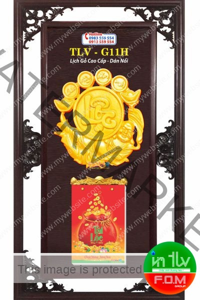 Lịch Gỗ Lộc Di Lặc - Ảnh 6