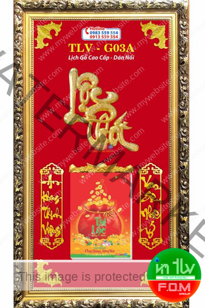 Lịch Gỗ Lộc Phát Thư Pháp - Ảnh 6
