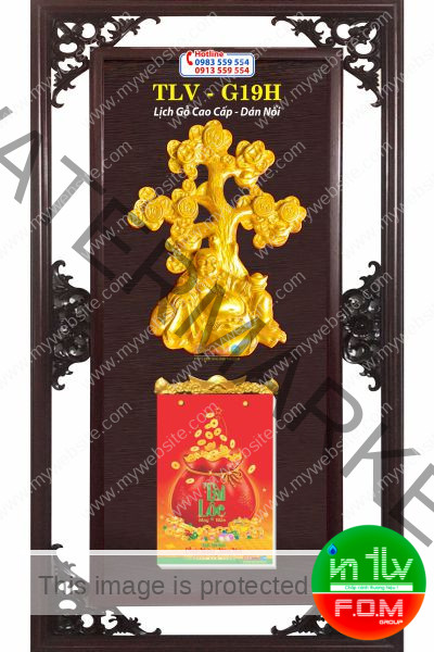 Alternative view of Lịch Gỗ Mai Phú Quý