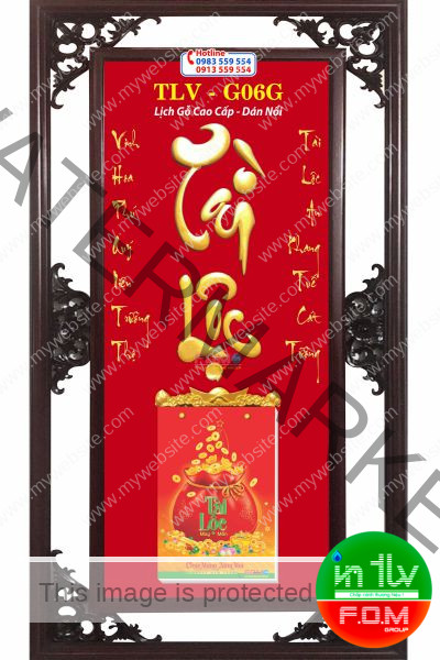 Lịch Gỗ Tài Lộc
