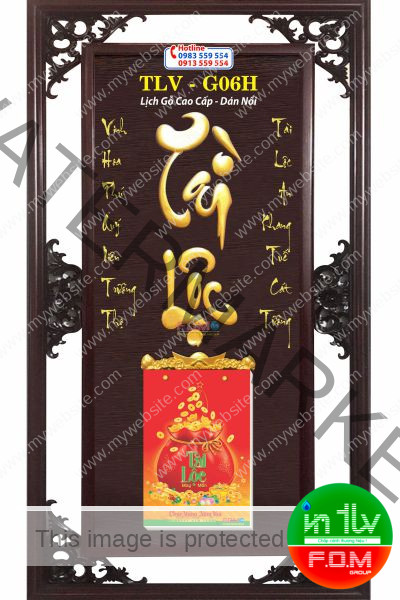 Alternative view of Lịch Gỗ Tài Lộc