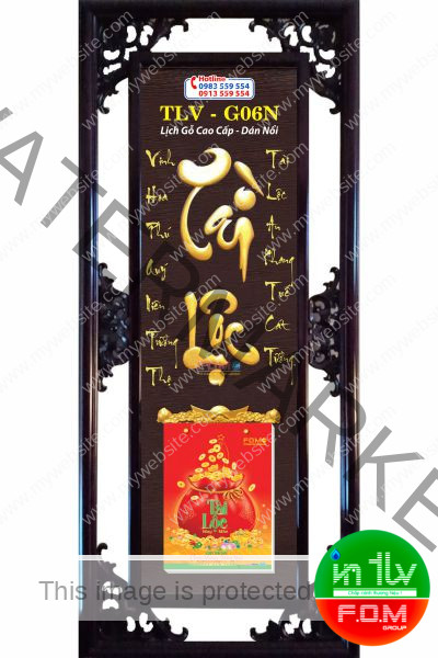 Lịch Gỗ Tài Lộc