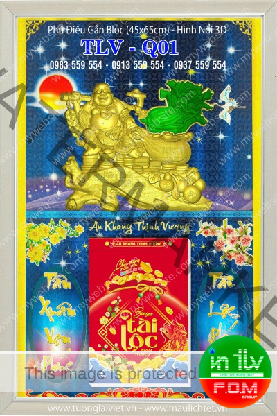 Lịch Khung Tranh Di Lặc An Khang