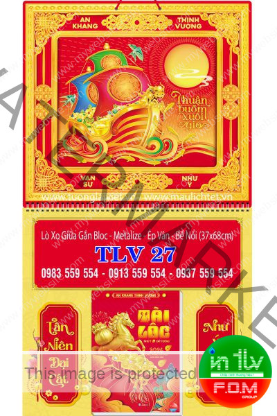 Lịch lò xo giữa bloc Thuyền buồm như ý