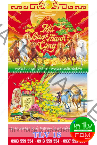 Lịch lò xo giữa bộ số Tết sum vầy