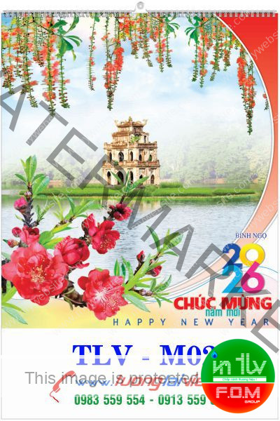 Lịch Treo Trường 7 Tờ Thắng Cảnh Việt Nam